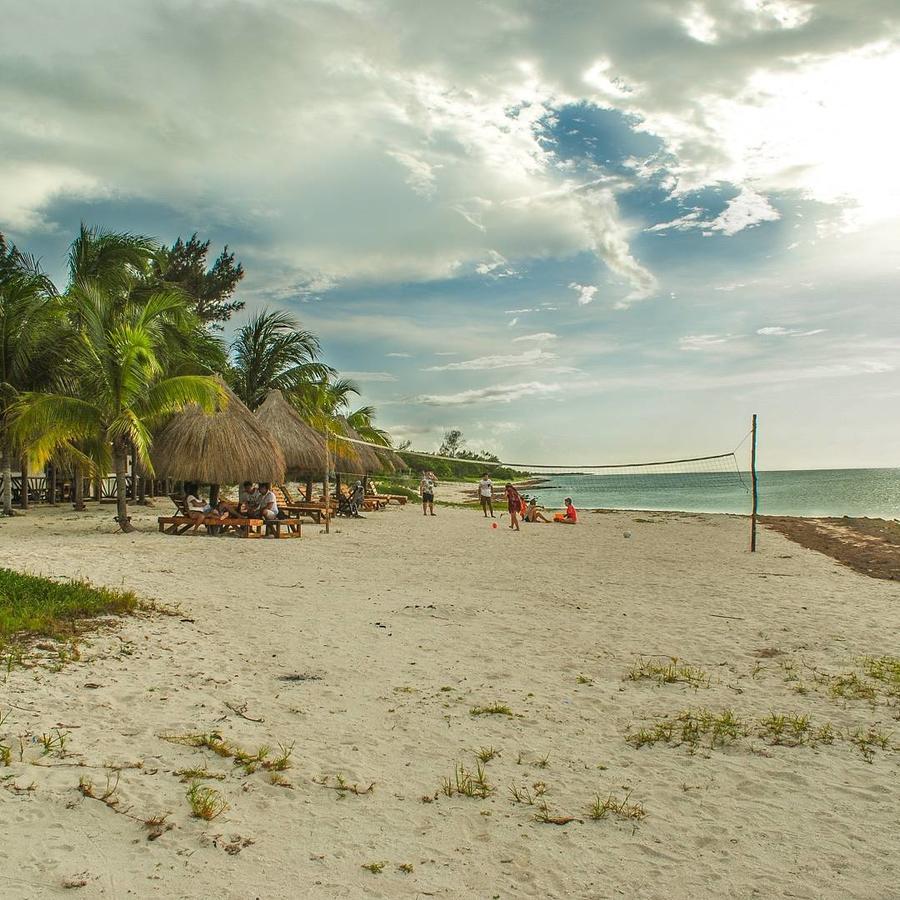 Cabanas Perla Escondida Hotell Dzilam de Bravo Exteriör bild